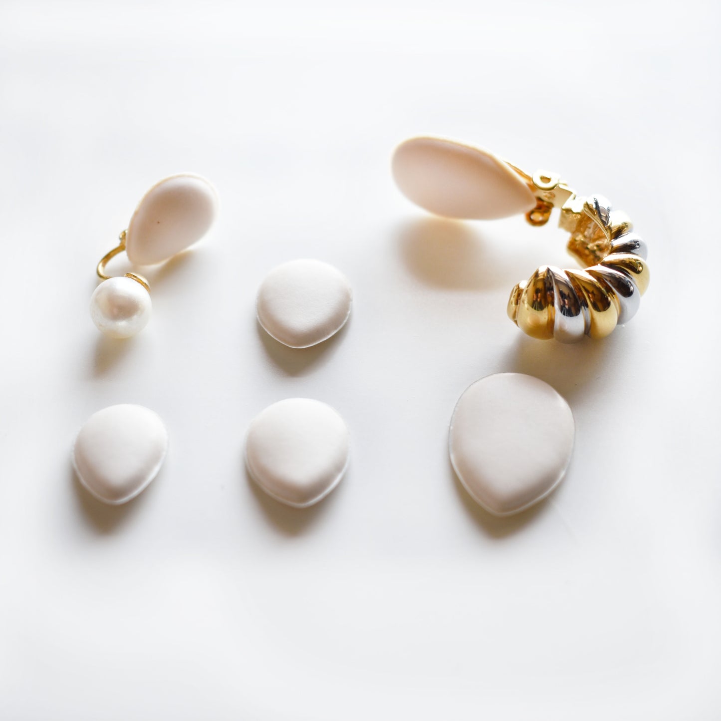 Slide-On Foam Cushion Clip Slips for Clip-on Earrings