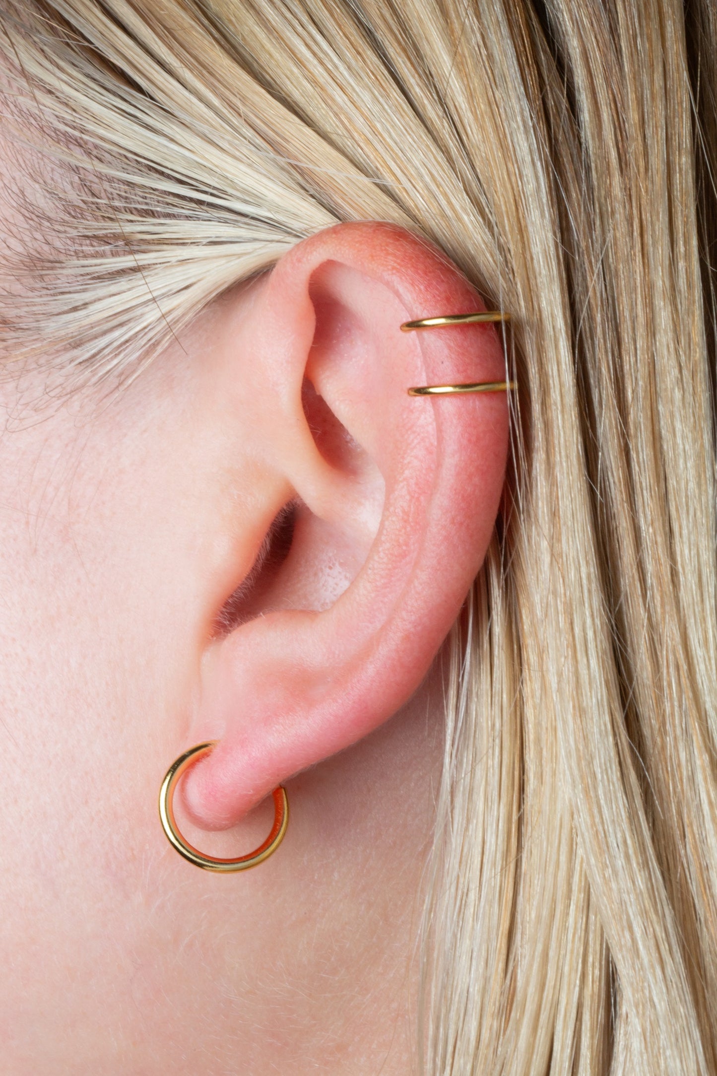 Double Hoop Non-Piercing Cuff