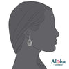 Silver Triple Ovals Clip On Earrings For Women, They Look Pierced, Don't Pinch & Won't Fall Off, Hypoallergenic & Lightweight