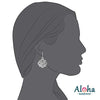 Silver Triple Ovals Clip On Earrings For Women, They Look Pierced, Don't Pinch & Won't Fall Off, Hypoallergenic & Lightweight