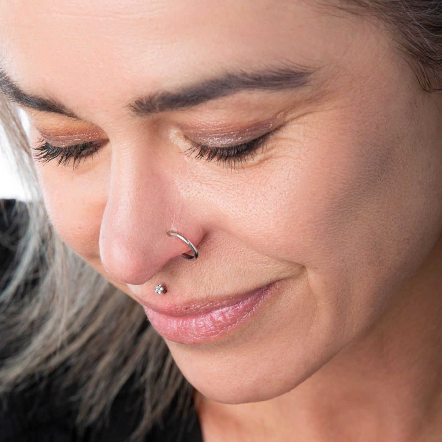 Mini Clip On Spring Hoop Earrings for Non-Pierced Ears