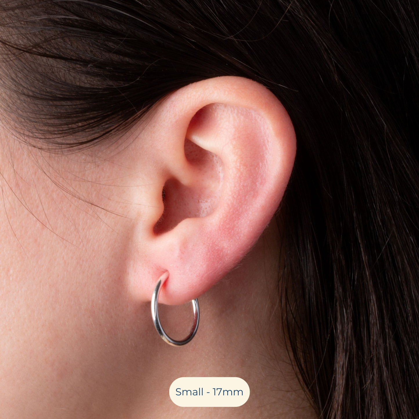 Purple Spring Clip On Hoop Earrings