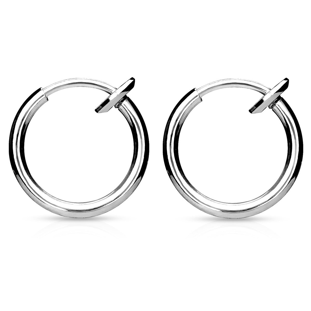 Mini Clip On Spring Hoop Earrings for Non-Pierced Ears – Aloha Earrings