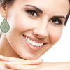 Aloha Earrings - Victorian Filigree Clip On Earrings for Women - Non Pierced Dangle Fashion Jewelry