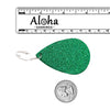 Clip Earring Shop Green Lucky Clover Clip Earrings for Women, Irish Clip Earrings, Festive St Patrick's Day Earrings (Green Sparkle Faux Leather)