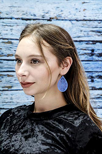 Aloha Earrings - Victorian Filigree Clip On Earrings for Women - Non Pierced Dangle Fashion Jewelry